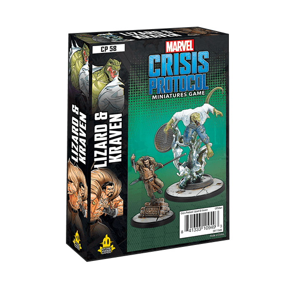 Marvel Crisis Protocol Lizard & Kraven Character Pack