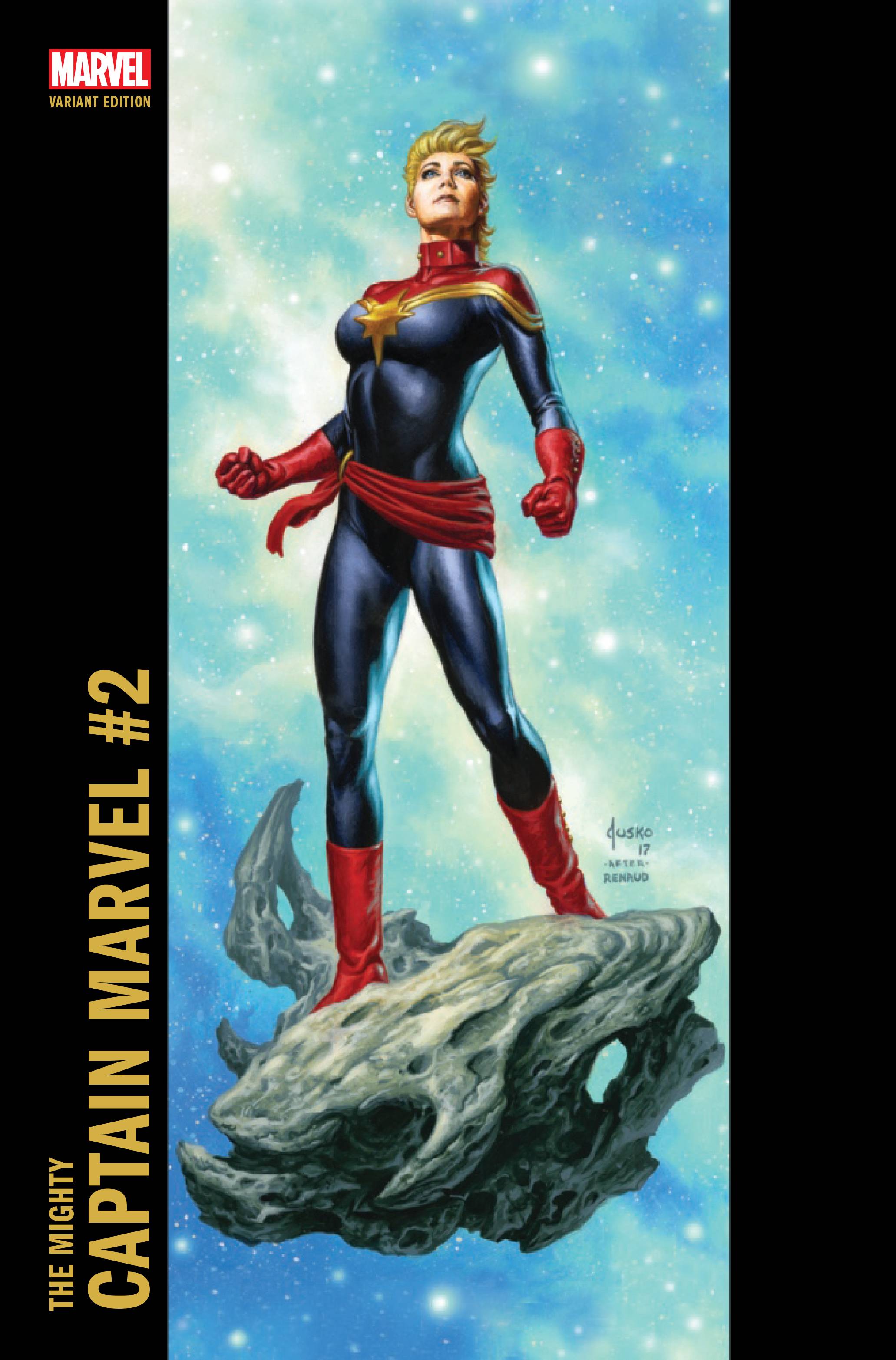Mighty Captain Marvel #2 Jusko Corner Box Variant
