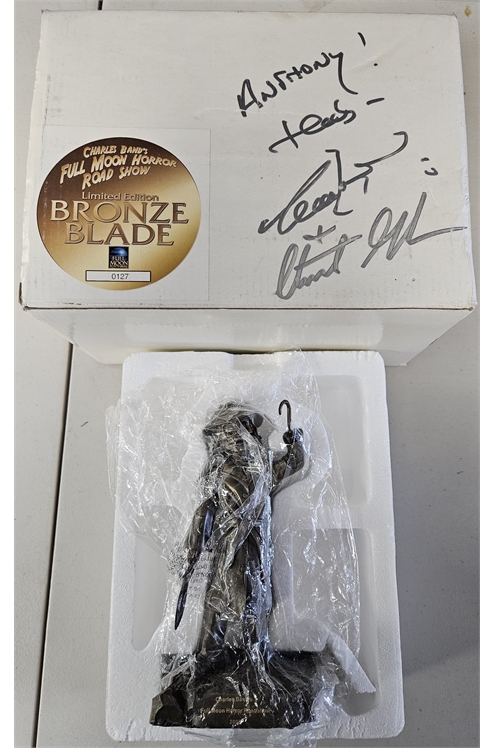  Full Moon Horror Roadshow Bronze Blade Statue (2005) Collectible - Like New