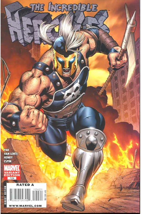 Incredible Hercules #124 (Villain Variant) (2008)