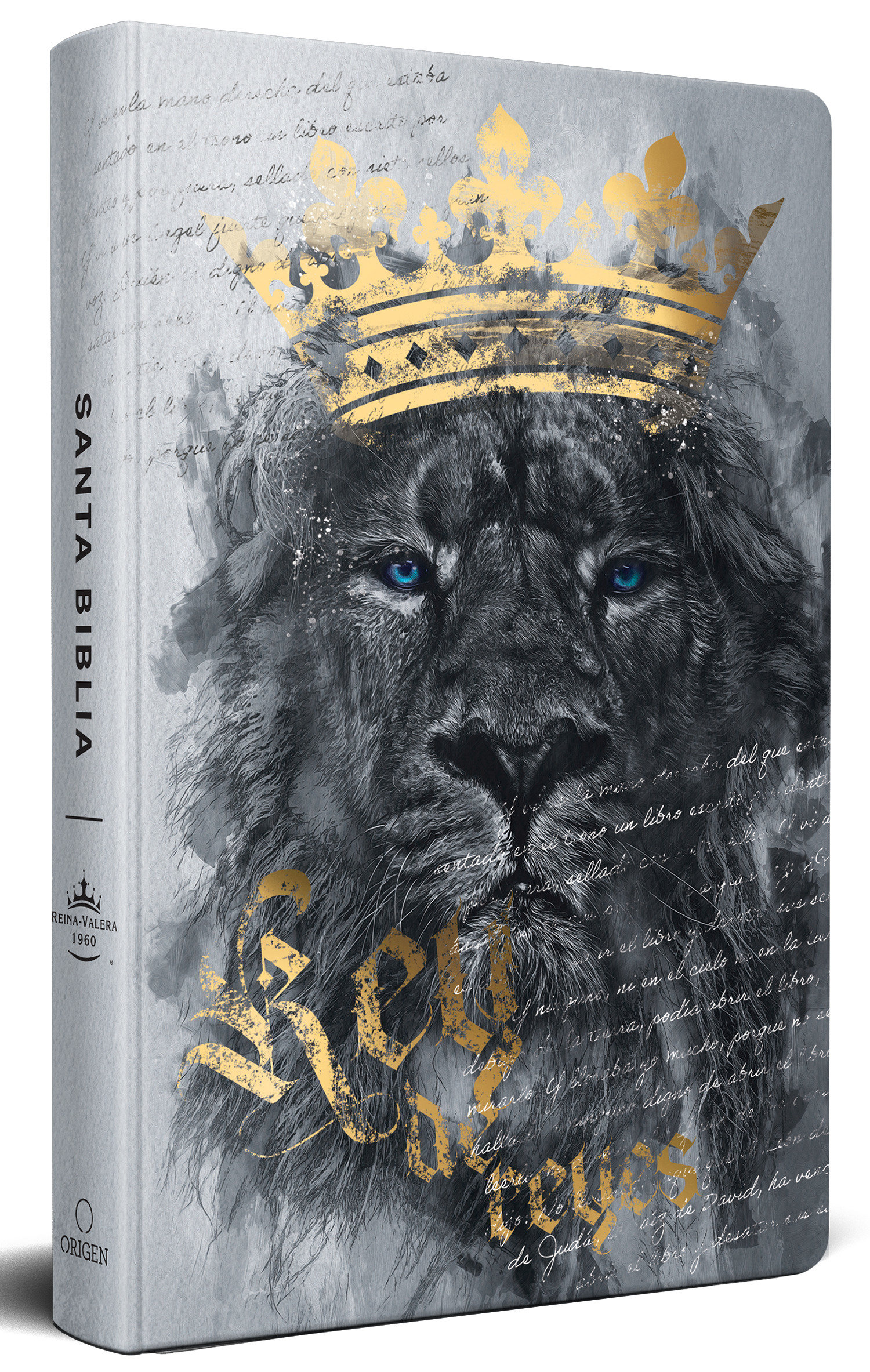 Biblia Rvr60 Letra Grande Tamaño Manual, Tapa Dura León Rey De Reyes / Spanish B Ible Rvr60 Handy Size Large Print Hardcover Lion King Of Kings (Hardcover Book)