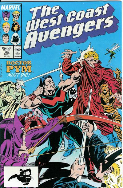 West Coast Avengers #36 [Direct]-Fine (5.5 – 7)