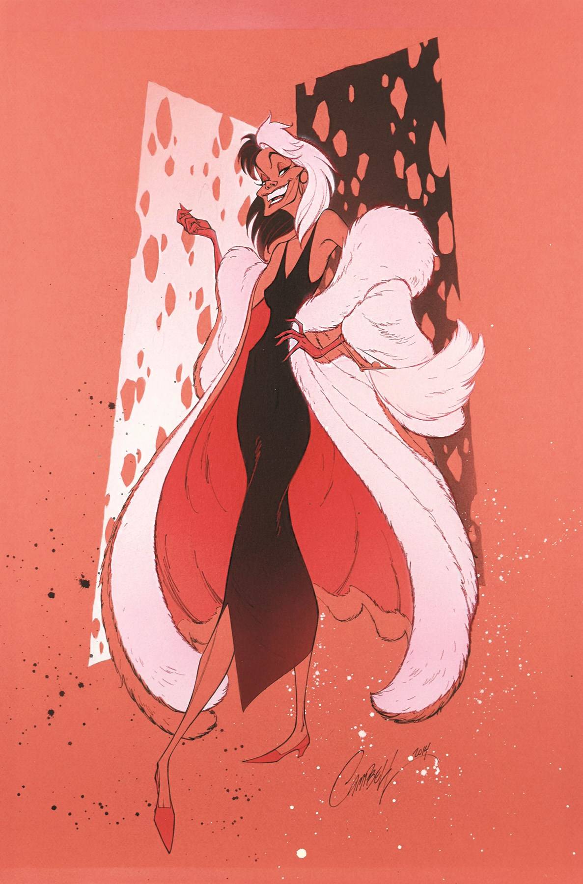 Disney Villains Cruella De Vil #2 Cover K 1 for 10 Last Call Incentive Campbell