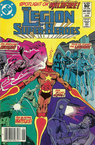 The Legion of Super-Heroes #283 [Newsstand]