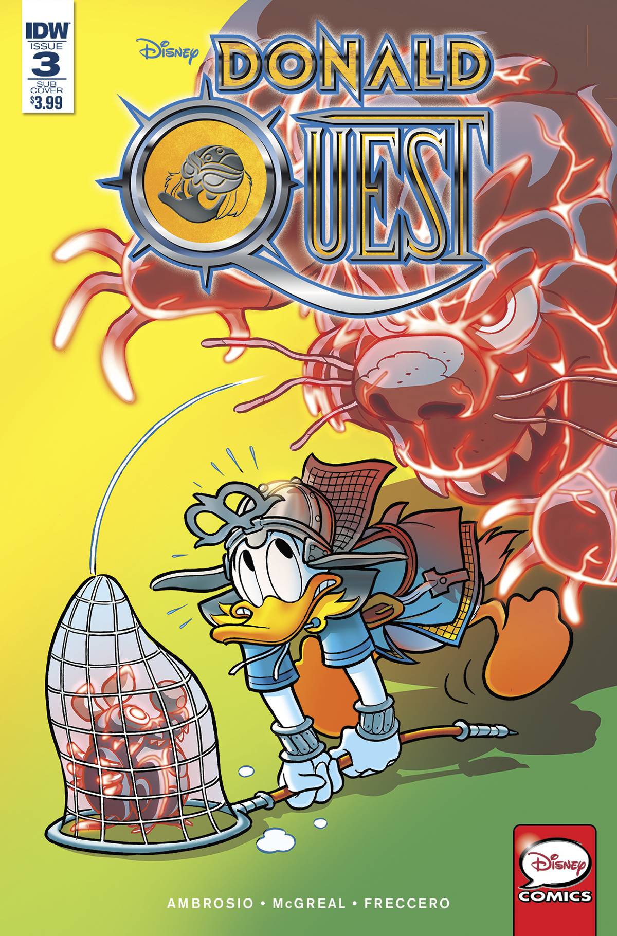 Donald Quest #3 Subscription Variant