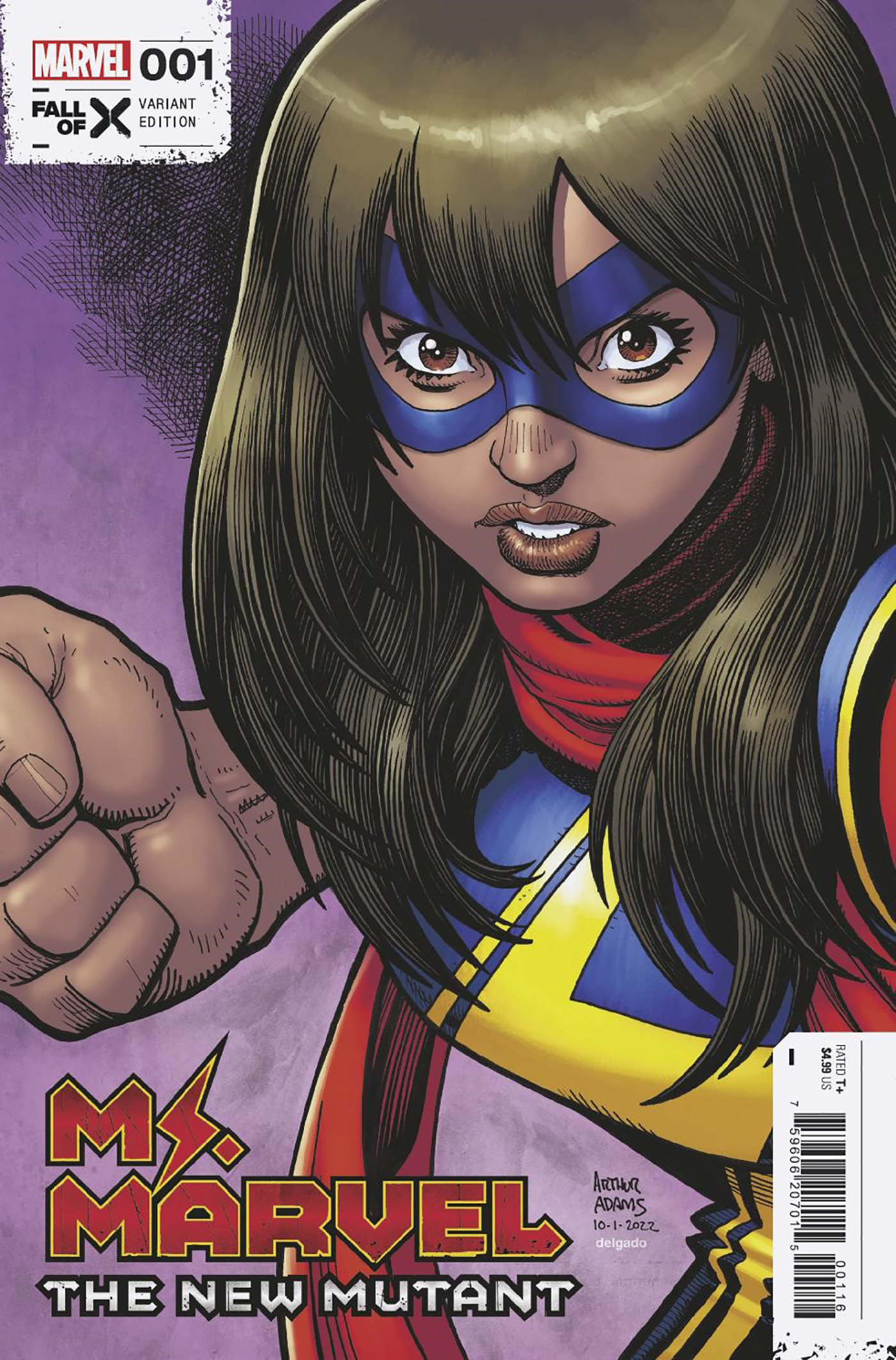 Ms. Marvel: The New Mutant #1 1 for 50 Arthur Adams Artist Variant