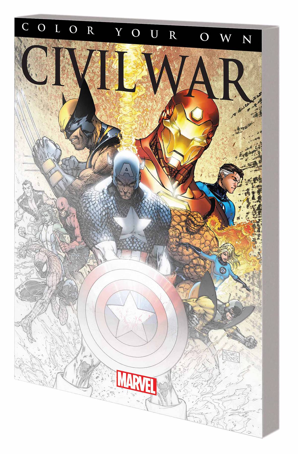 Color Your Own Civil War Graphic Novel
