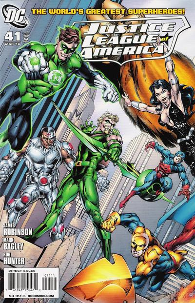 Justice League of America #41 [Left Side of Cover - Direct Sales]-Fine (5.5 – 7)