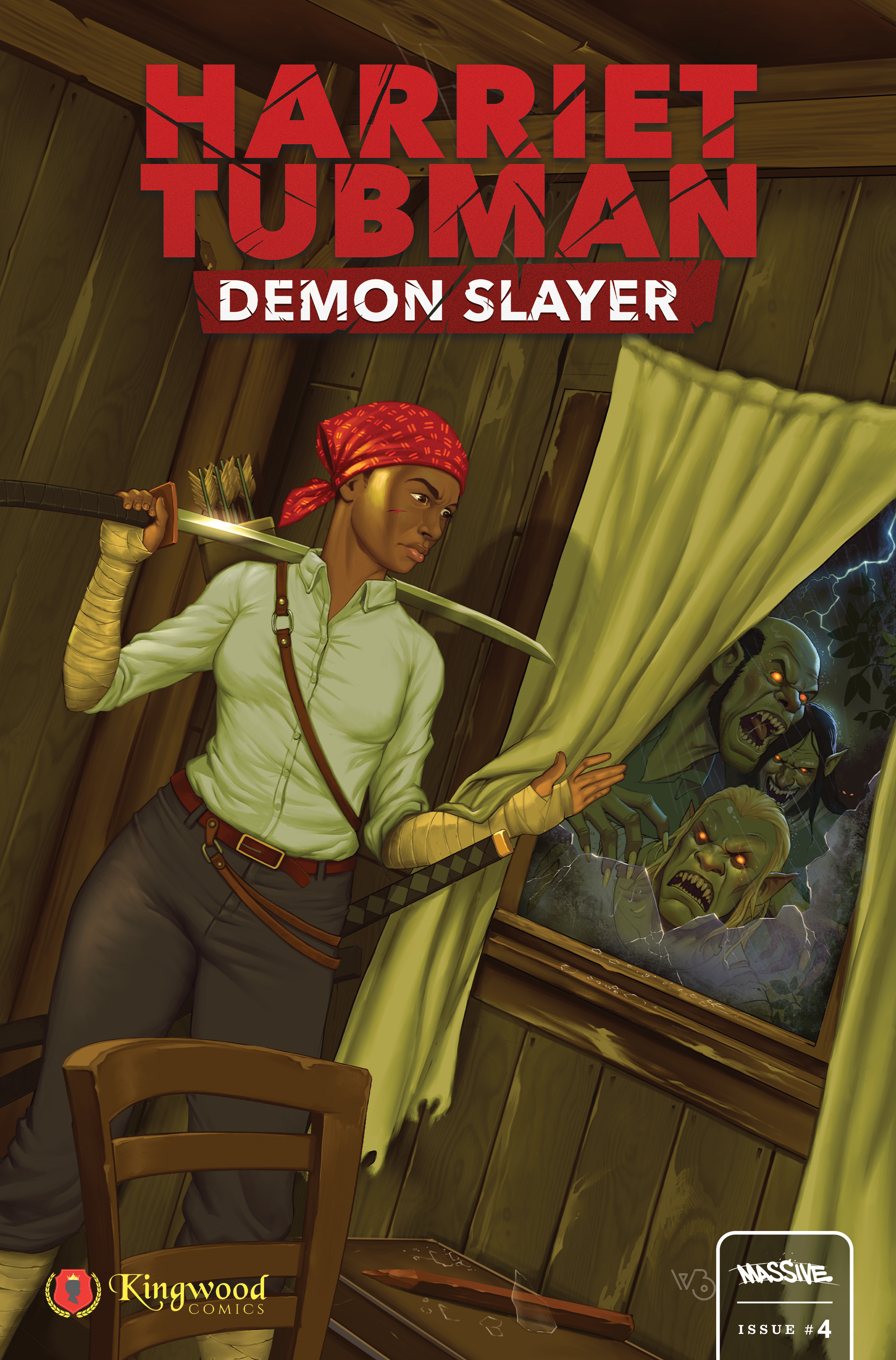 Harriet Tubman Demon Slayer #3 Cover B Barna Evil Dead Homage (Mature)