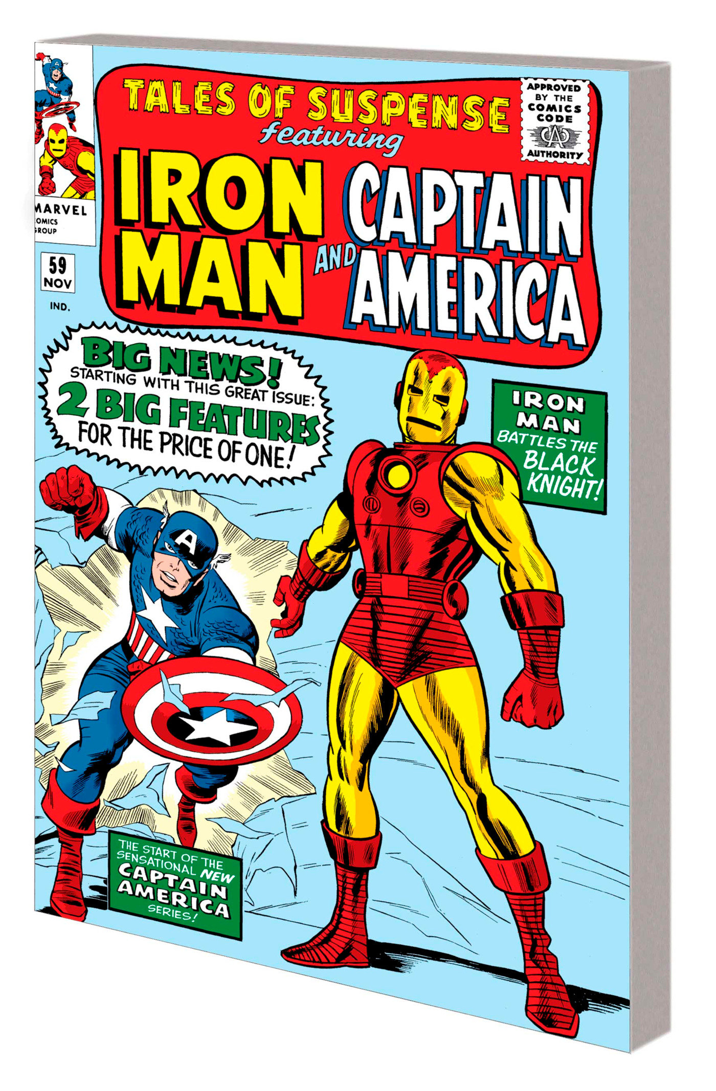 Mighty Marvel Masterworks Captain America Graphic Novel Volume 1 Sentinel Liberty Direct Market Edition