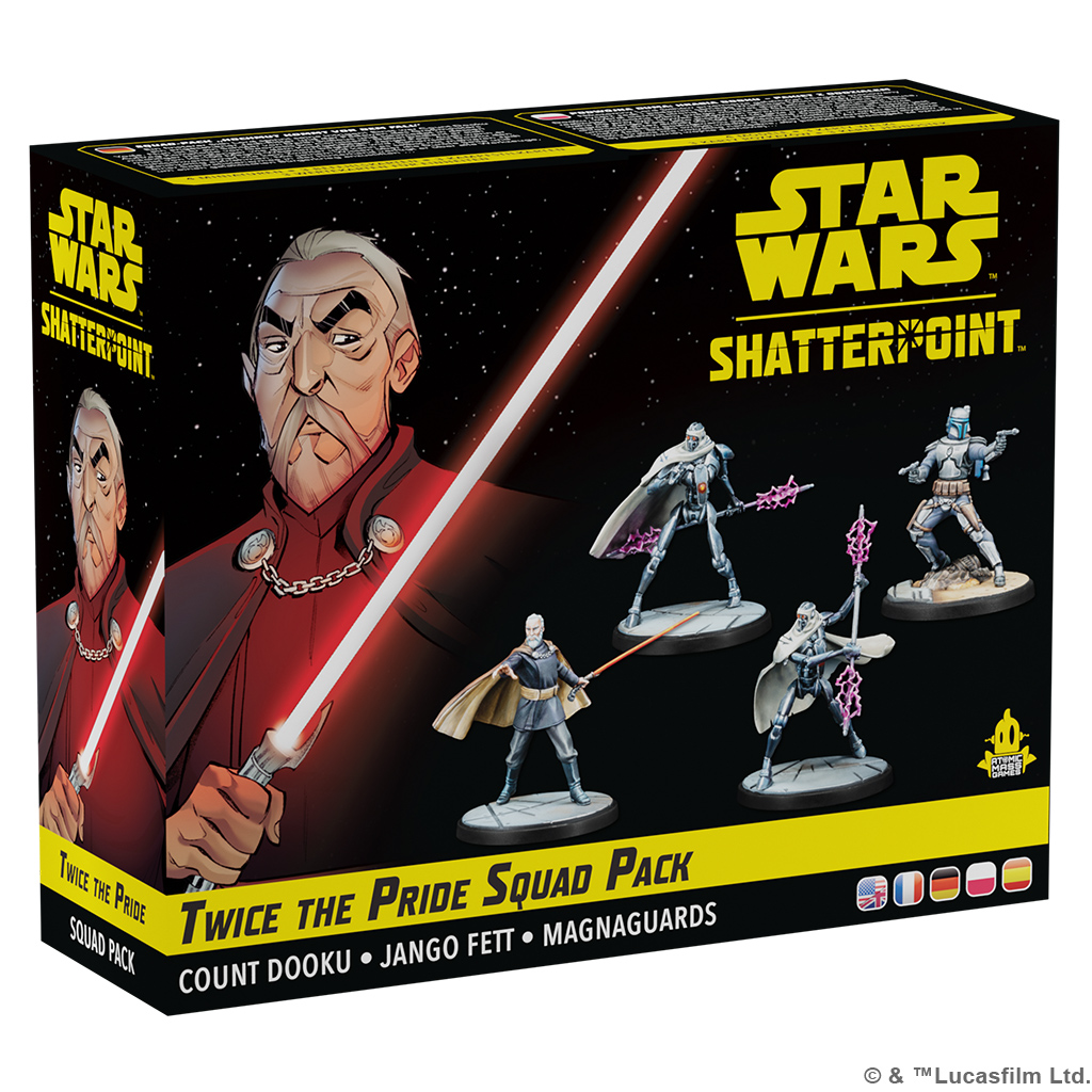 Star Wars: Shatterpoint: Twice The Pride:
Count Dooku Squad Pack