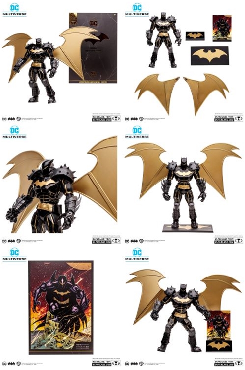 DC Multiverse Batman (Hellbat) (Knightmare) (Gold Label) 