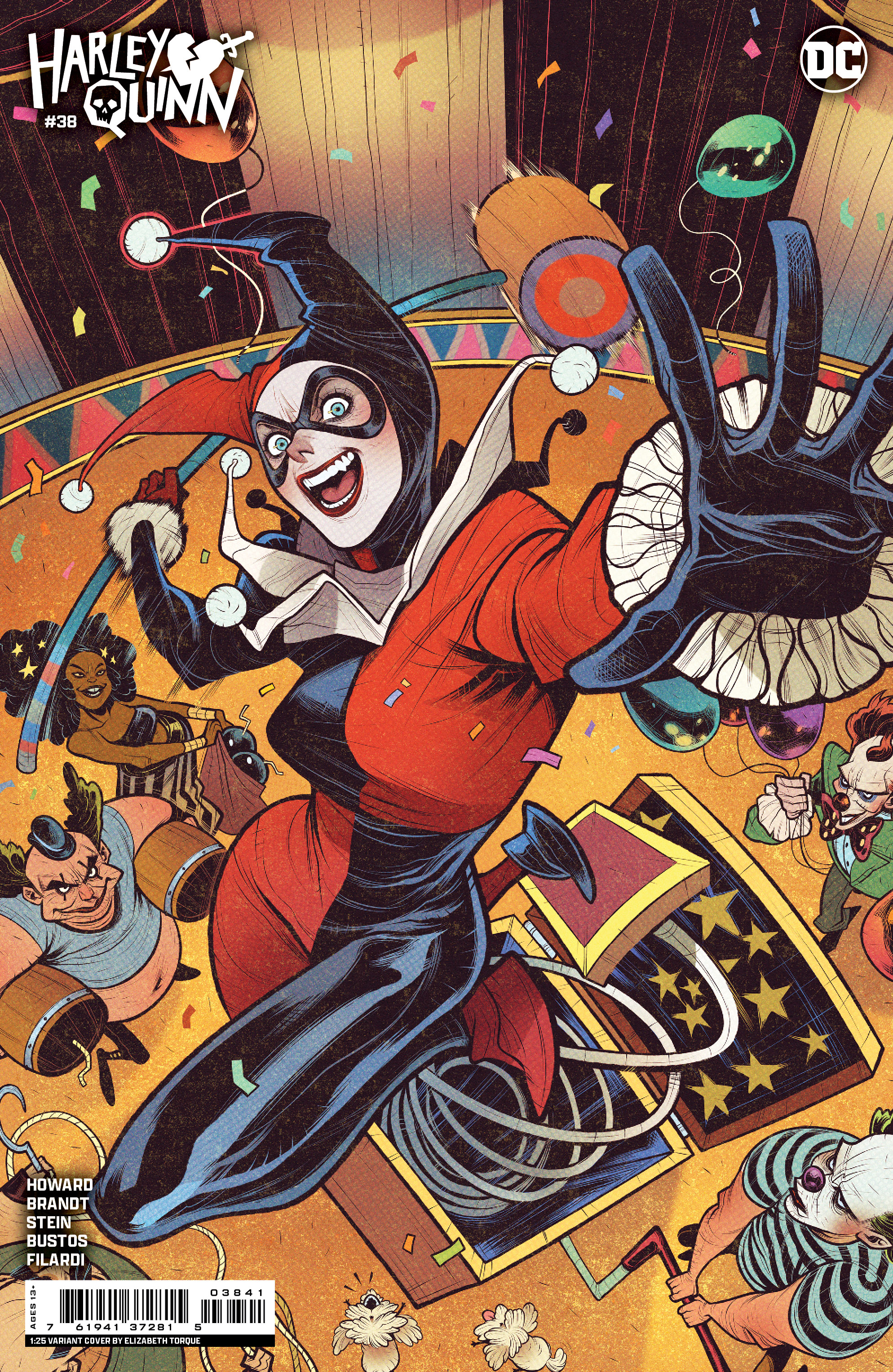 Harley Quinn #38 Cover D 1 for 25 Incentive Elizabeth Torque Card Stock Variant