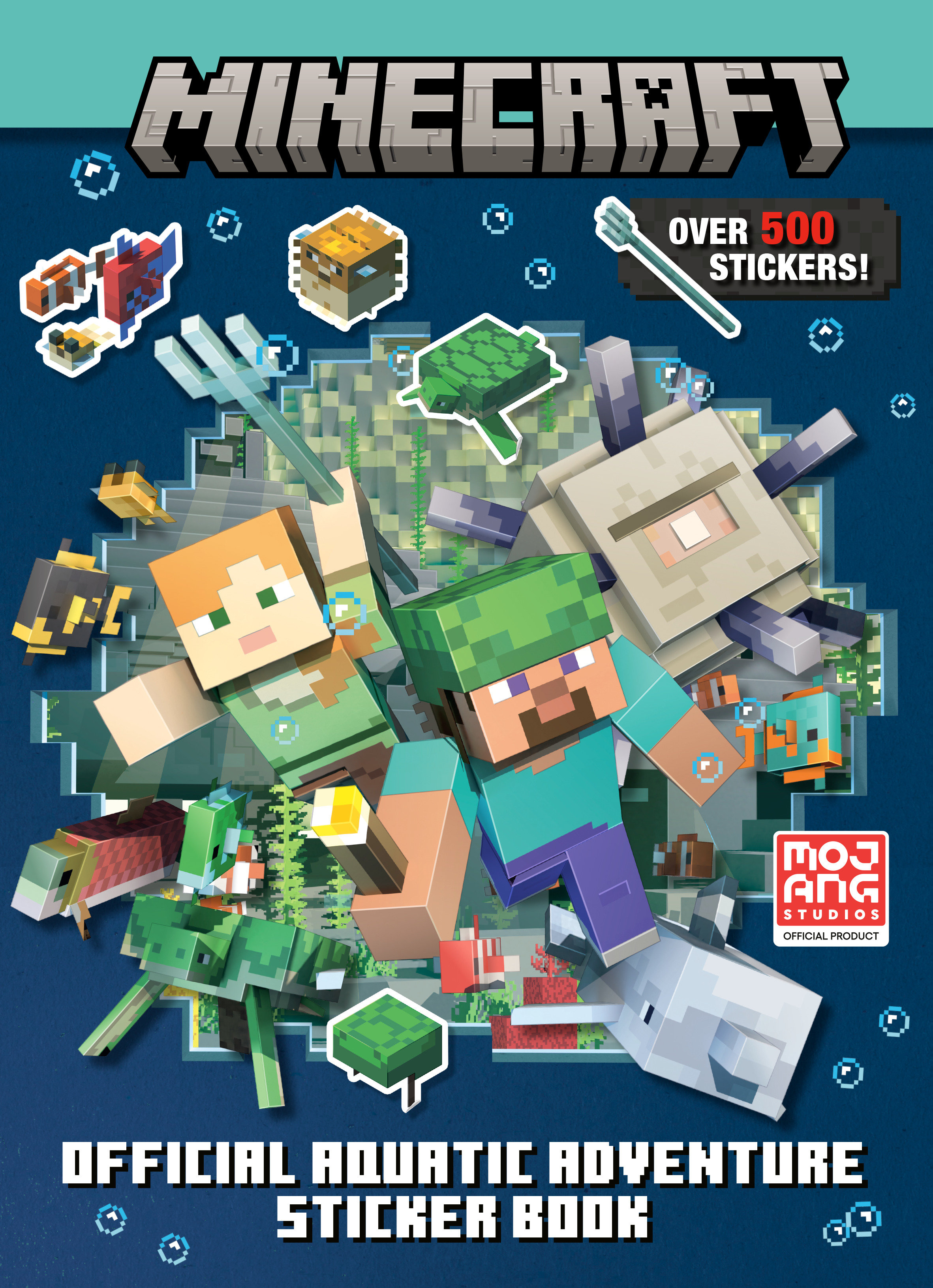 Minecraft Official Aquatic Adventure Sticker Book