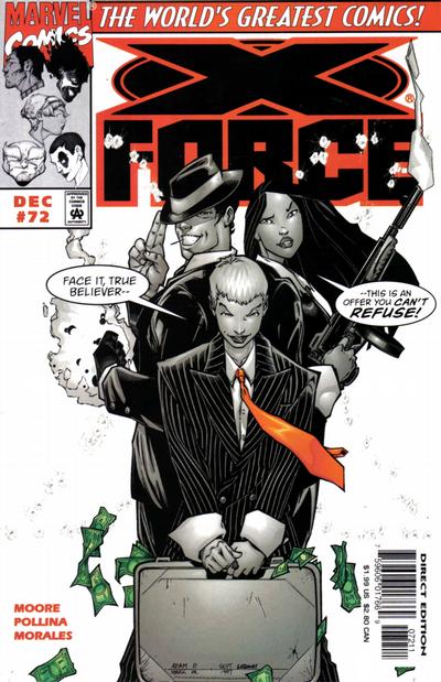 X-Force #72 [Direct Edition]-Fine (5.5 – 7)