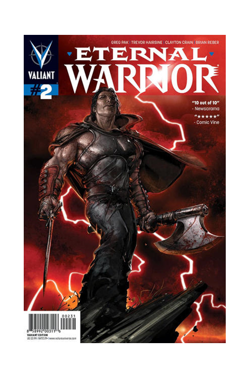 Eternal Warrior (Vu) #2 1 For 20 Incentive Crain
