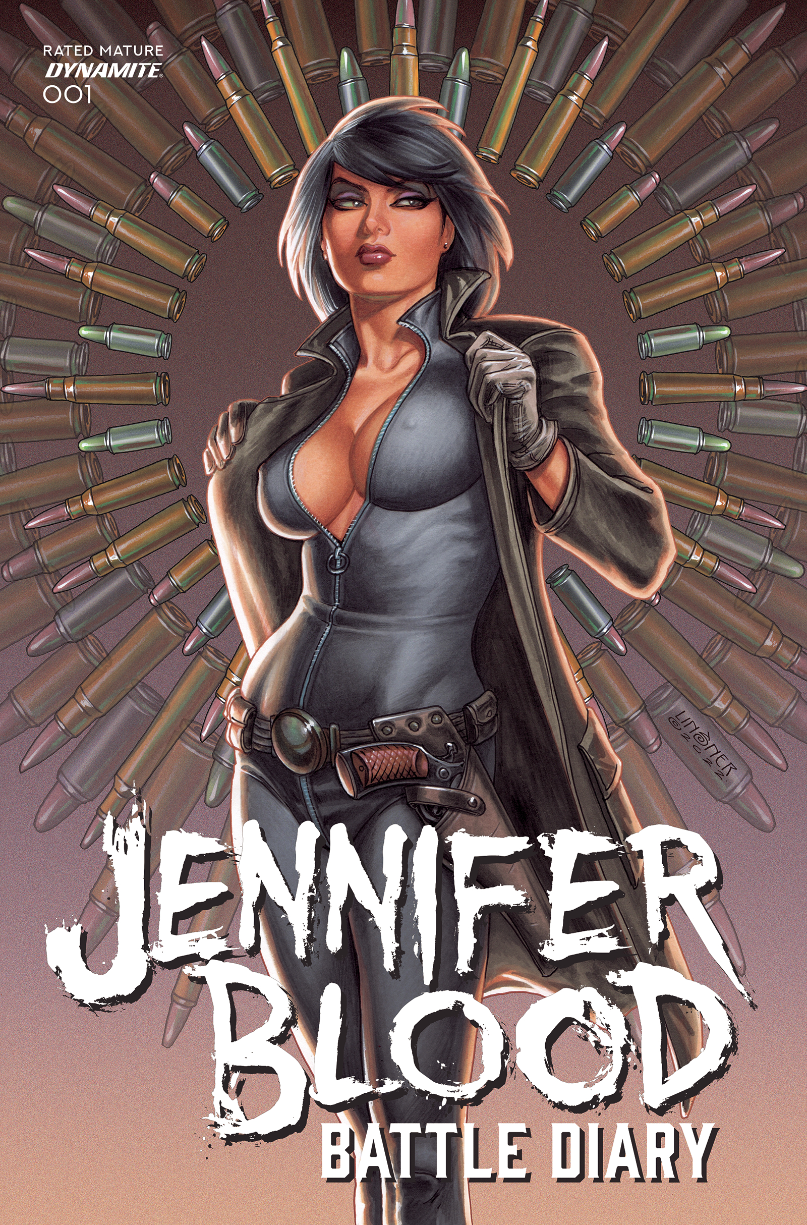 Jennifer Blood Battle Diary #1 Cover A Linsner (Mature)