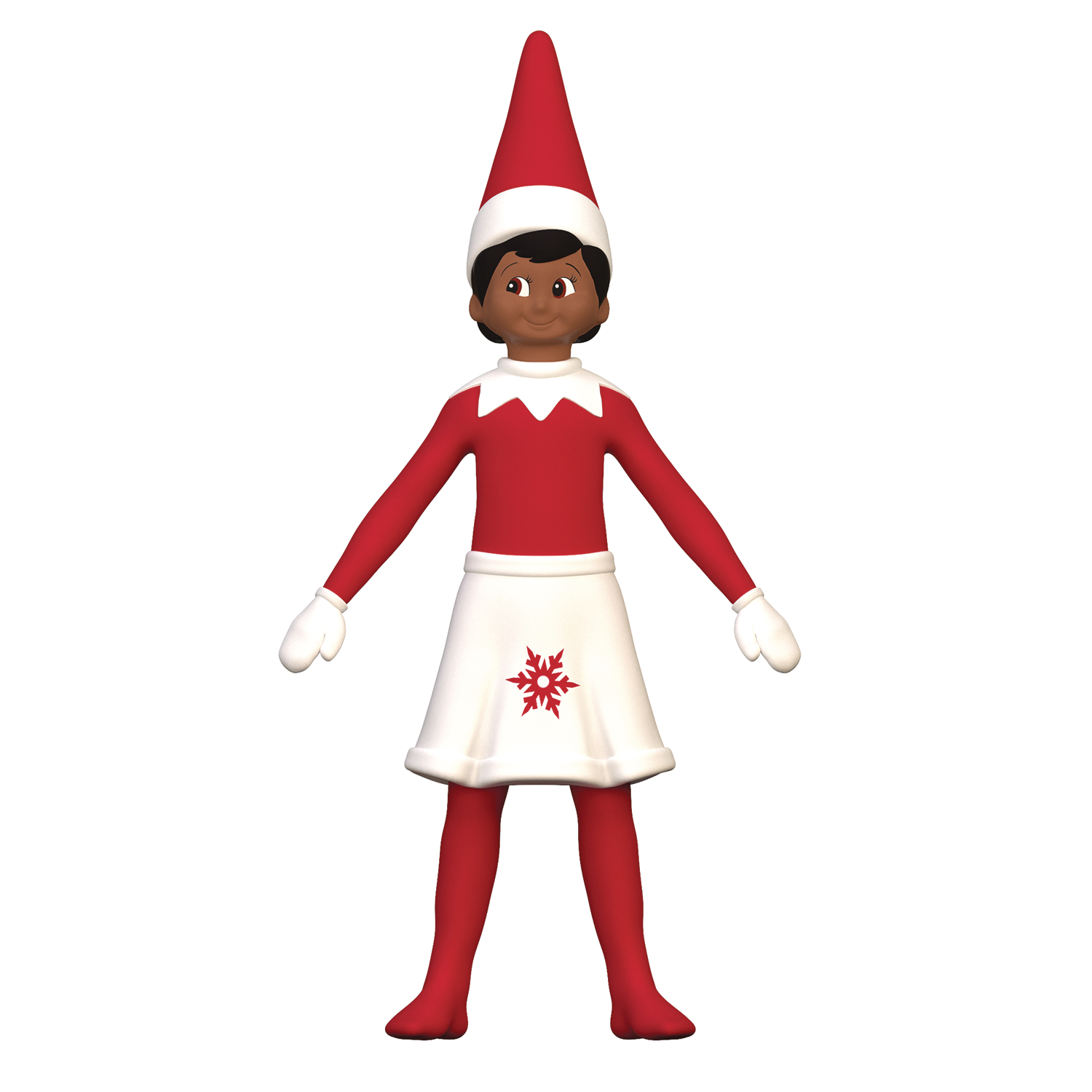 Flexfigs Elf On The Shelf Elf Scout Girl Brown Eyes 