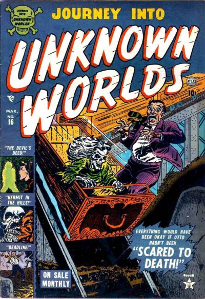 Journey Into Unknown Worlds #16 - Fr/G, Cover Detached