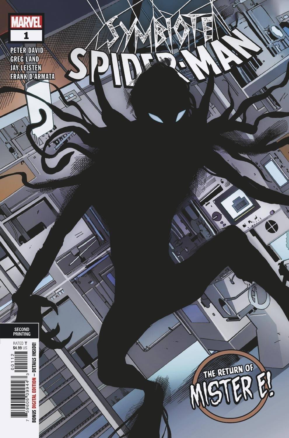 Symbiote Spider-Man King In Black #1 2nd Printing Variant (Of 5)