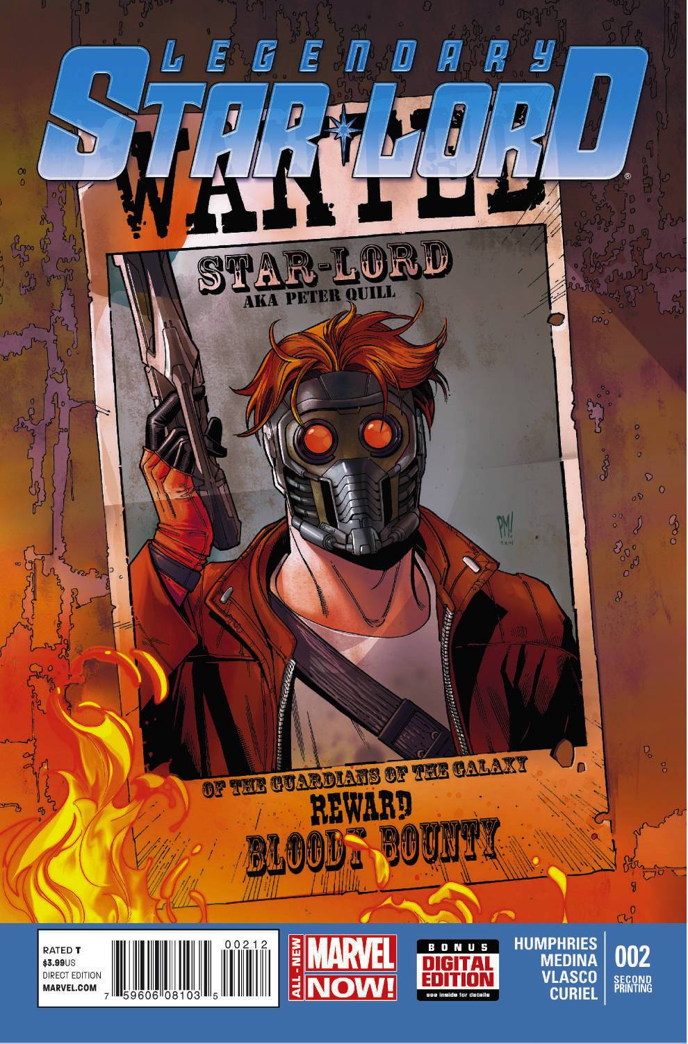 Legendary Star Lord #2 2nd Printing