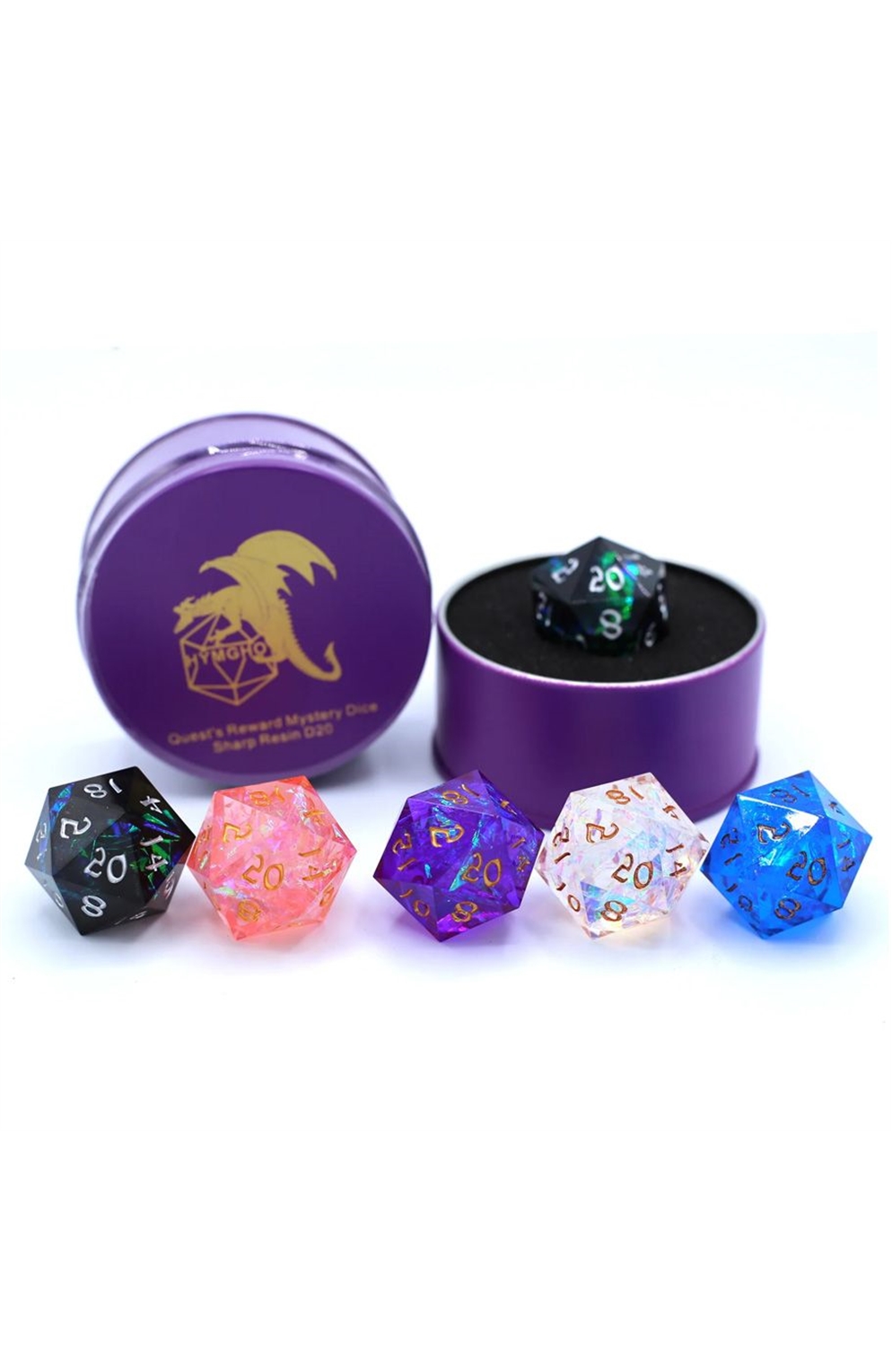 D20 Quest's Reward Mystery Dice Sharp Resin