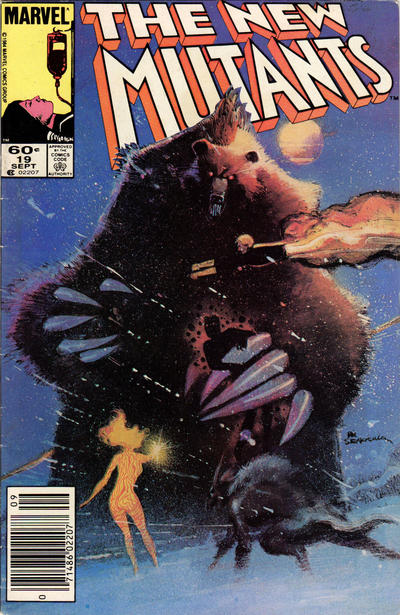 The New Mutants #19 [Newsstand] - Fn-