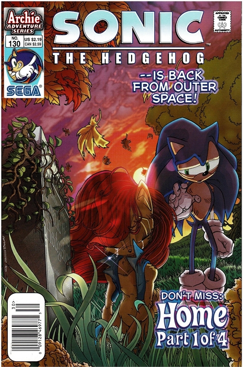 Sonic The Hedgehog #130 [Newsstand]-Fine