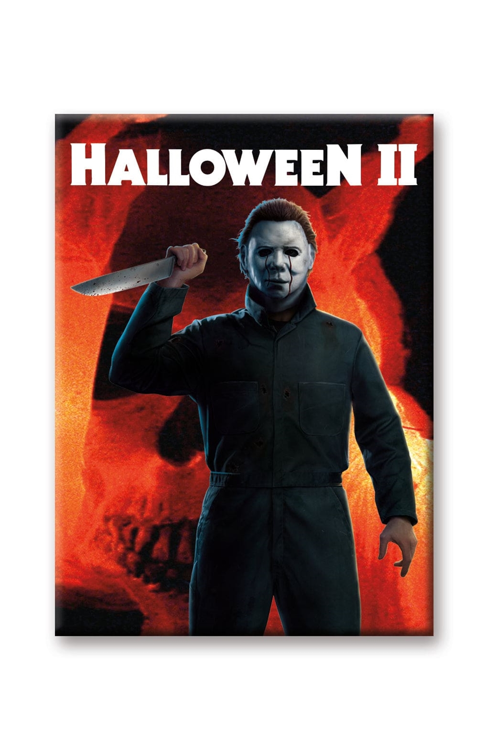 Halloween II - Fire Flat Magnet