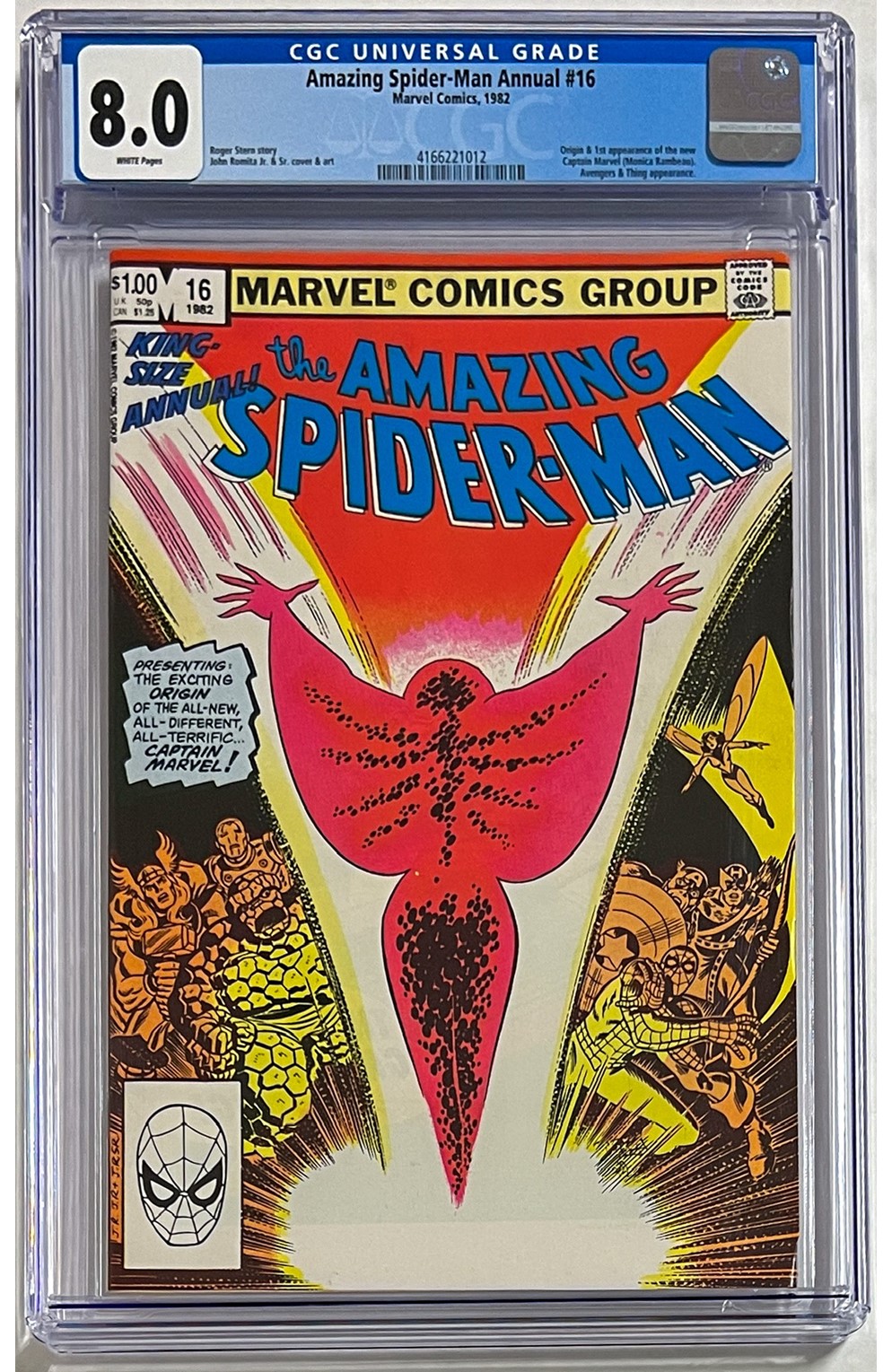 Amazing Spider-Man Annual #16 Cgc 8.0