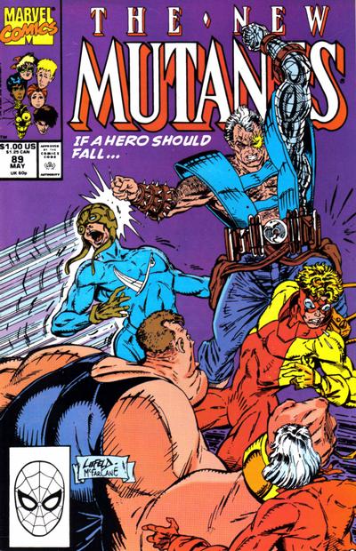 The New Mutants #89 [Direct] - Nm- 9.2  Signed By Rob Liefeld (No Coa)