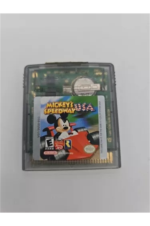 Nintendo Gameboy Color Gbc Mickey's Speedway Usa Cartridge Only Pre-Owned