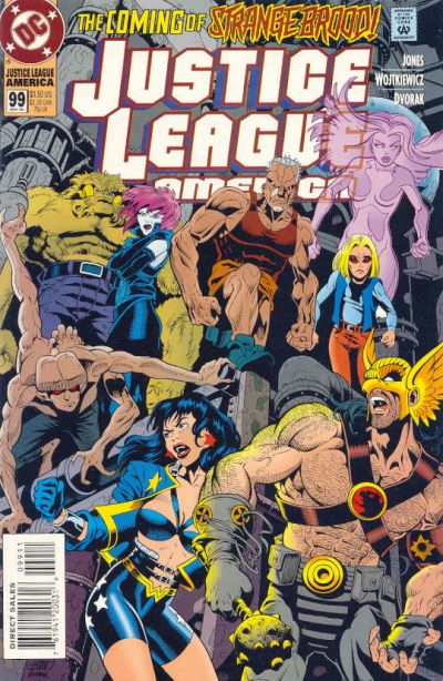 Justice League America #99 (1989)[Direct Sales]-Fine (5.5 – 7)