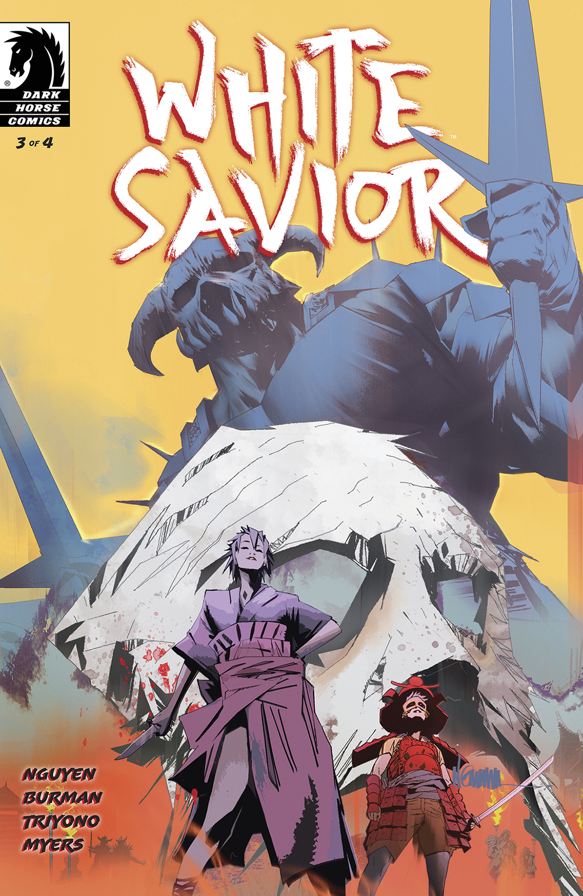 White Savior #3 Cover A (Of 4)
