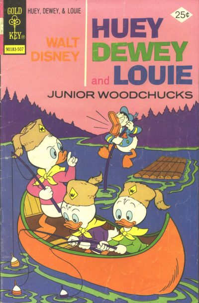 Walt Disney Huey, Dewey And Louie Junior Woodchucks #33 [Gold Key]-Near Mint (9.2 - 9.8)