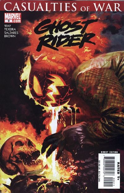 Ghost Rider #9 [Direct Edition]-Near Mint (9.2 - 9.8) Arthurt Suydam Cover