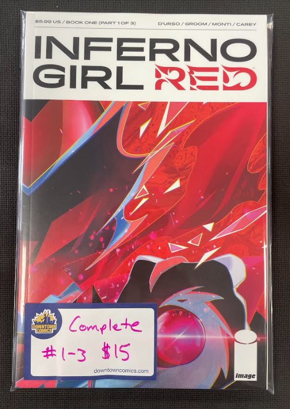 Inferno Girl Red (2023 Series) Complete Set #1-3