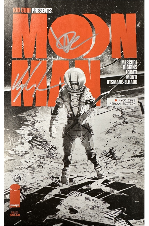 Moon Man New York ComicCon 2023 Ashcan Edition Signed By Kid Cudi And Kyle Higgins