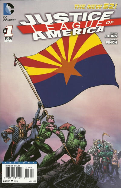 Justice League of America #1 [Arizona Flag Cover]