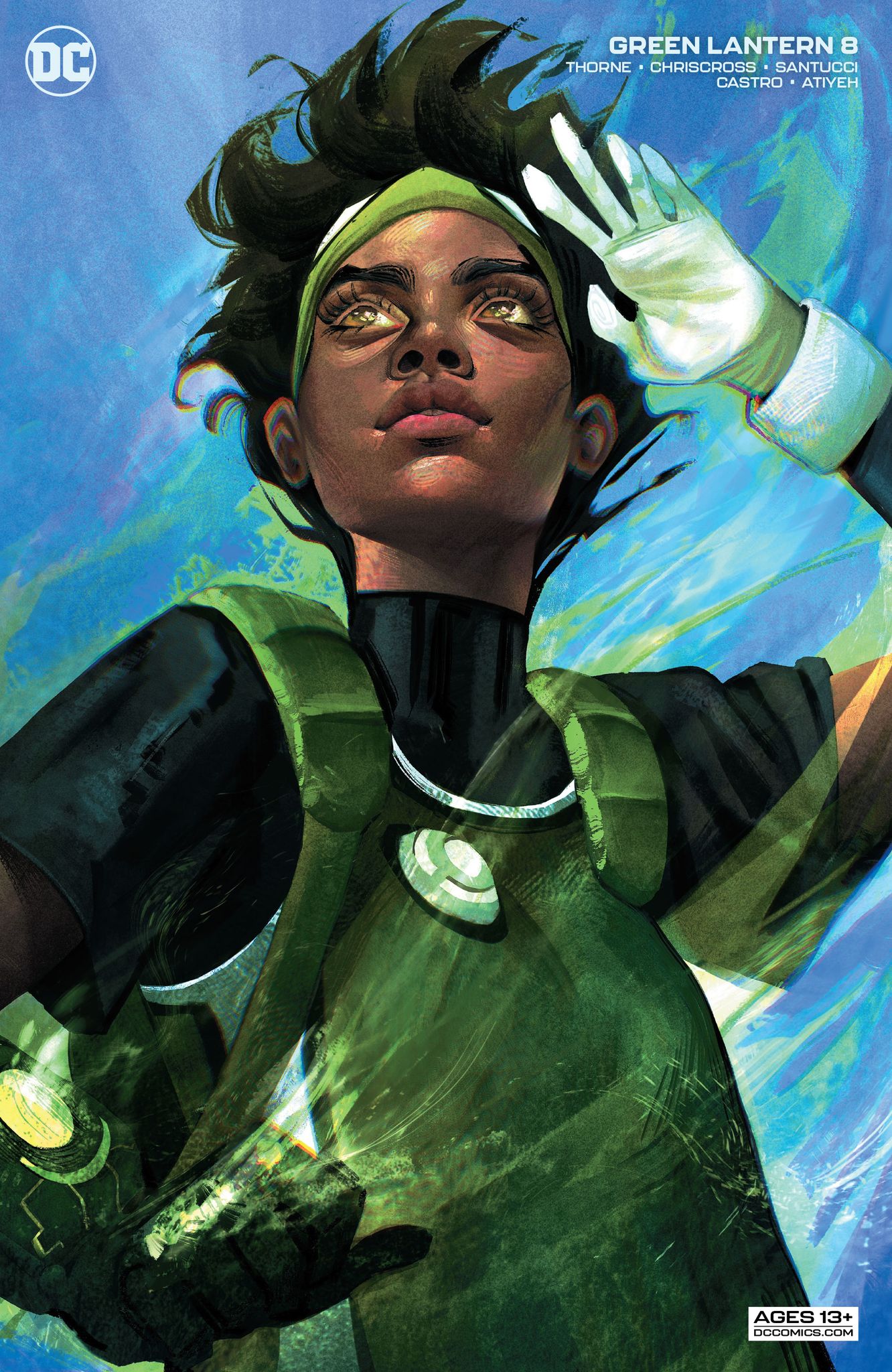 Green Lantern #8 Cover B Juliet Nneka Card Stock Variant (2021)