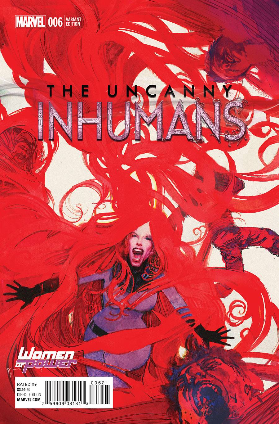 Uncanny Inhumans #6 (Sienkiewicz Wop Variant) (2015)