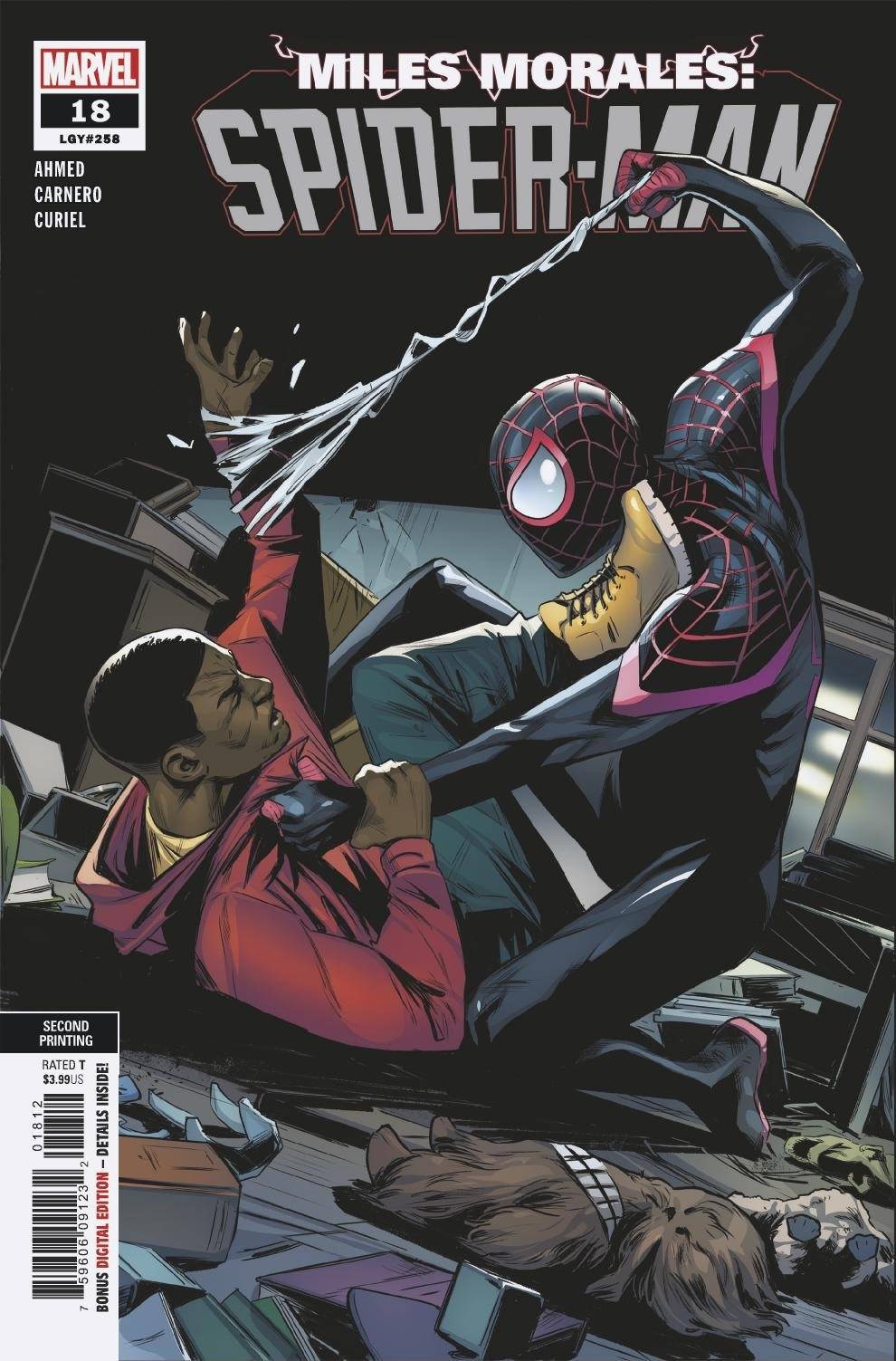 Miles Morales: Spider-Man #18 2nd Printing Carnero Variant Out (2019)