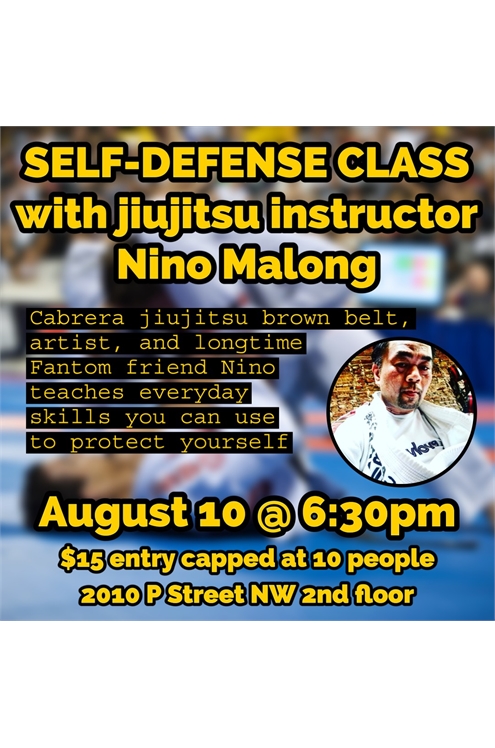 Self-Defense Class With Nino - August 10, 2024