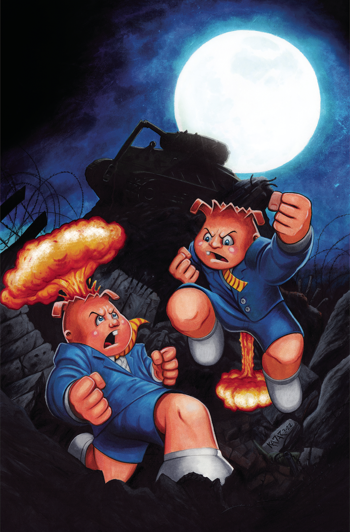 Garbage Pail Kids Origins #3 Cover E 1 for 10 Incentive Kadar Virgin