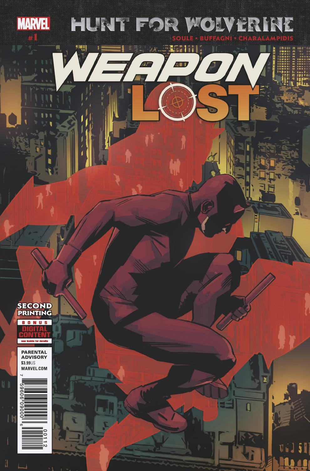 Hunt for Wolverine Weapon Lost #1 Buffagni 2nd Printing (Of 4)