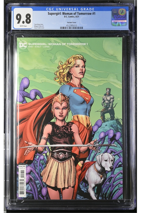 Supergirl: Woman of Tomorrow #1 [Variant Cover] Cgc 9.8