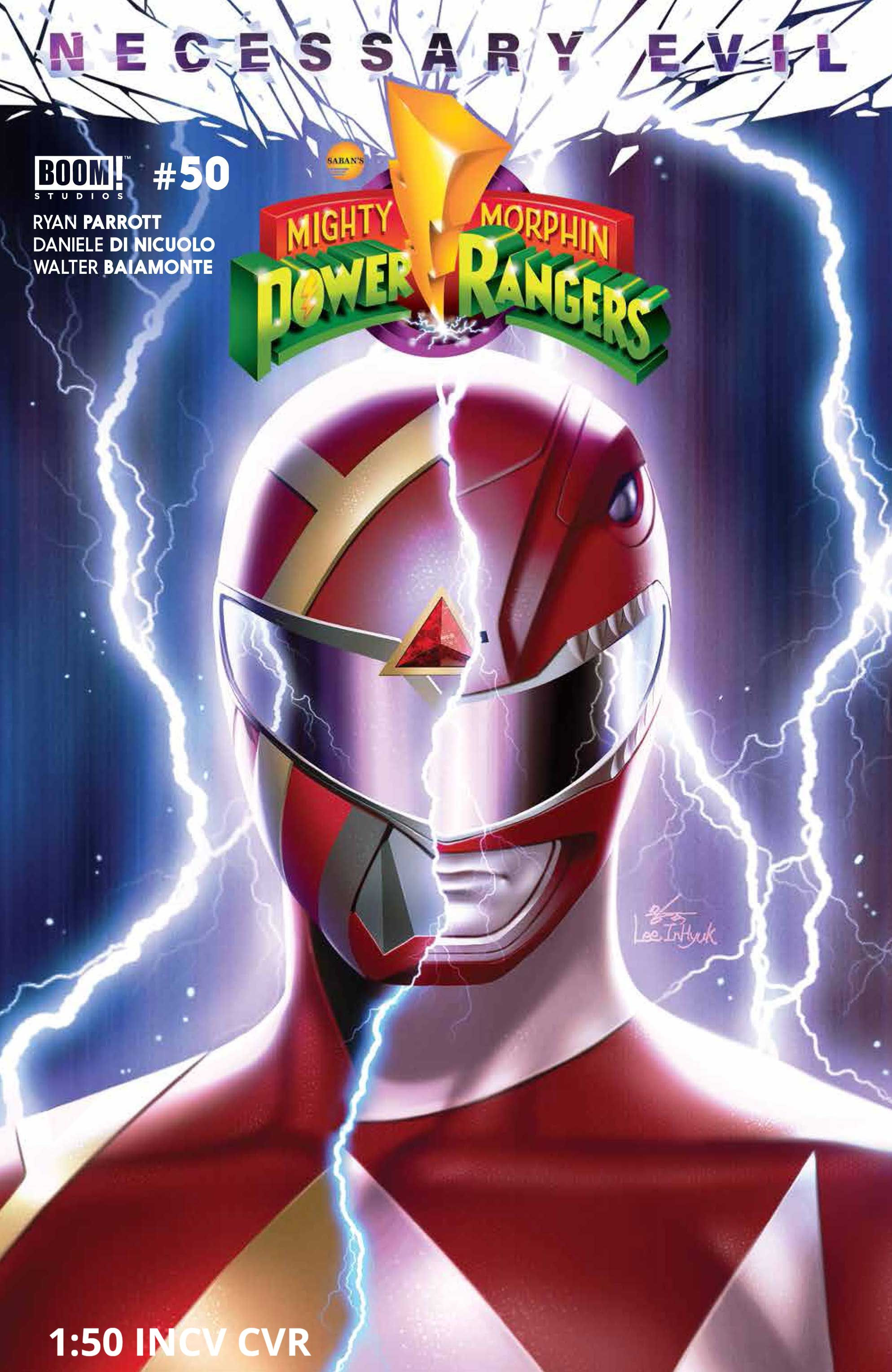 Mighty Morphin Power Rangers #50 50 Copy Lee Incentive