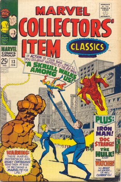 Marvel Collectors' Item Classics #13-Very Good (3.5 – 5)