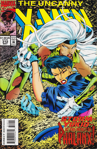 The Uncanny X-Men #312 [Direct Edition]-Very Fine (7.5 – 9) [1St Full App. of Phalanx's True Form] 