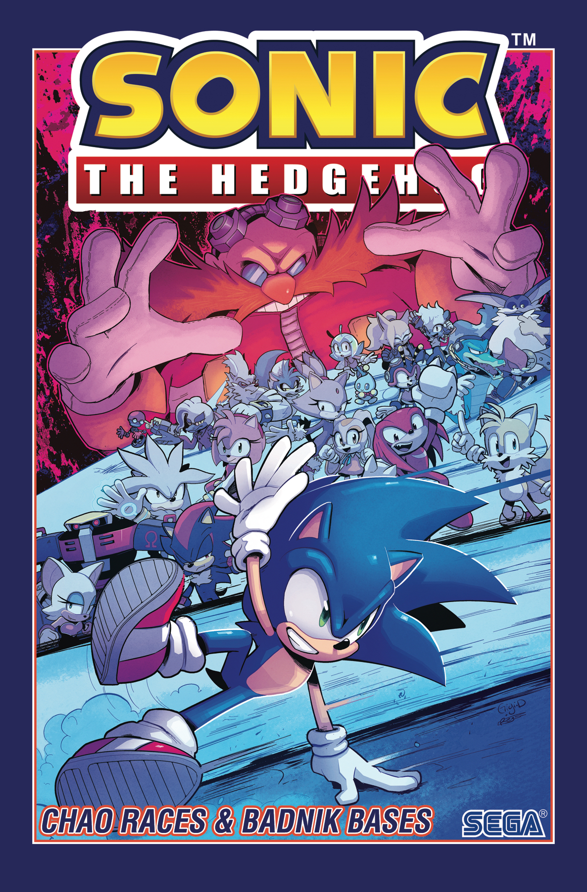 Sonic the Hedgehog Graphic Novel Volume 9 Chao Races & Badnik Bases